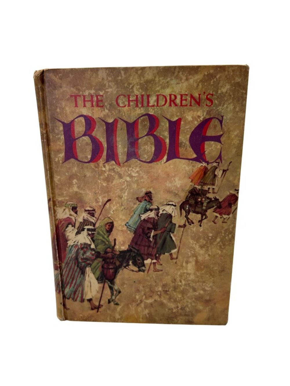 VTG The Childrens Bible Hardcover Golden Press Illustrated Old & New Testaments